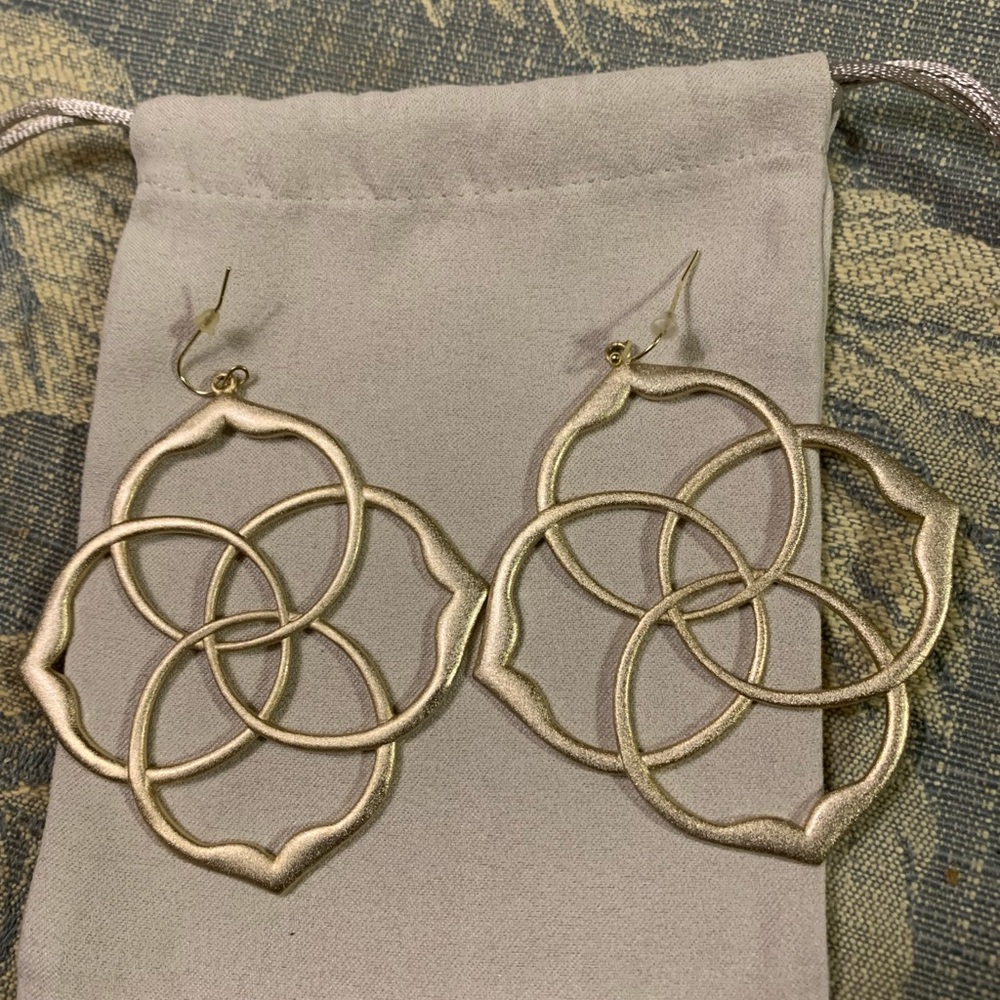 ***SOLD***Kendra Scott Gold Rajan earrings